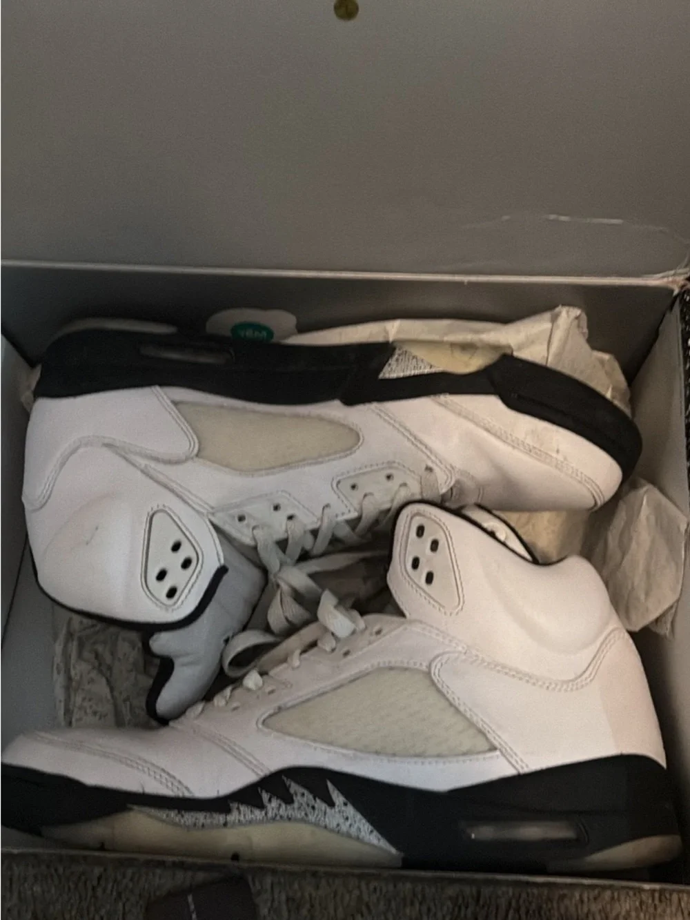 Jordan 5 Men’s “White and Black”